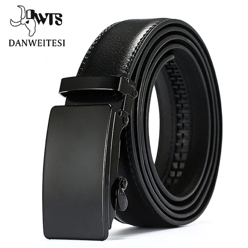 []Genuine Leather Belts for Men Automatic Male Belts Cummerbunds Leather Belt Men Dropshipping Black Belts Cinturon Hombre