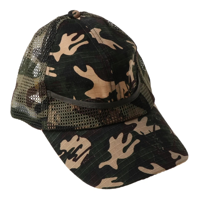 Camouflage Child Baseball Cap Casual Hat Boy Summer Caps New Fashion Child Adjustable Hats Grid for Snapback