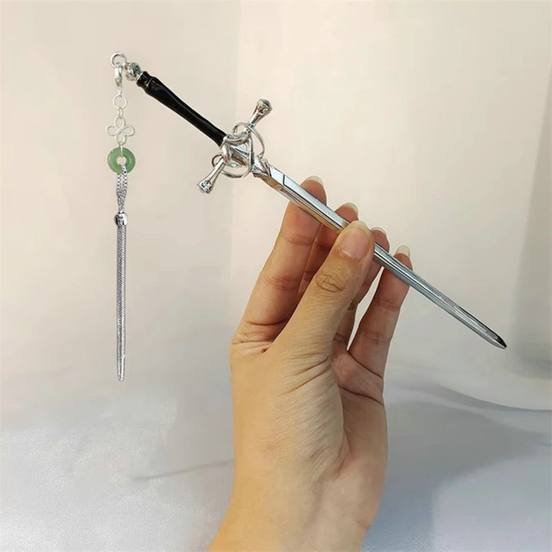 Vintage Chinese Style Hanfu Hair Stick Women Metal Tassel Hair Fork Hair Chopsticks Hairpin Woman Jewelry Hair Clip Accessories