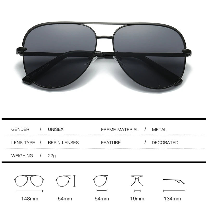 New Fashion Aviation Sunglasses 2023 Women Men Classic Brand Designer Pilot Sun Glasses Retro Outdoor Driving Oculos De Sol