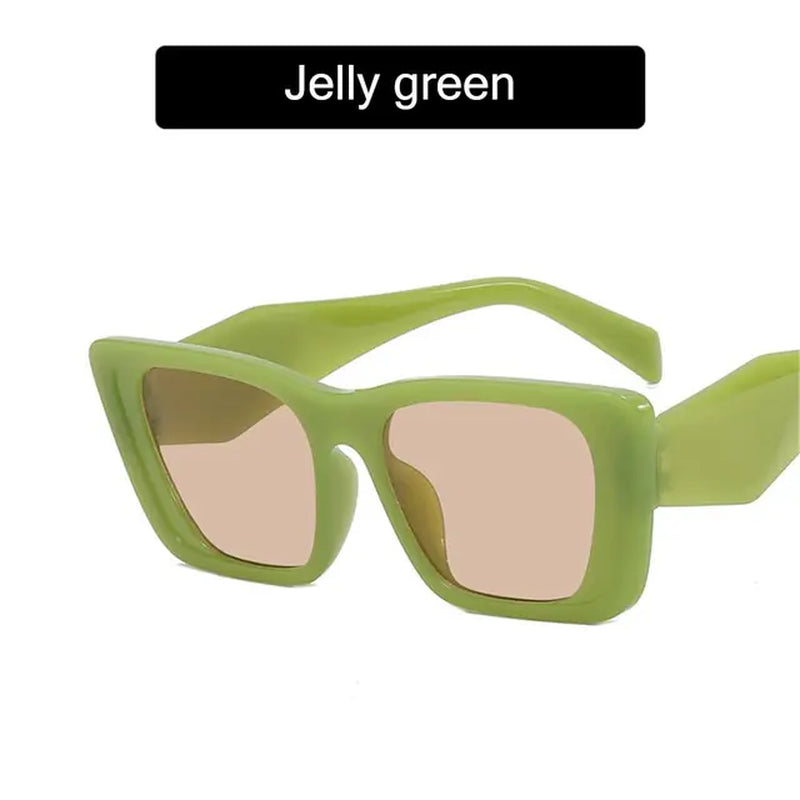 Unique Eyewear UV400 Big Frame Trend Glasees Women'S Sunglasses Square Sunglasses Female Sun Glasses