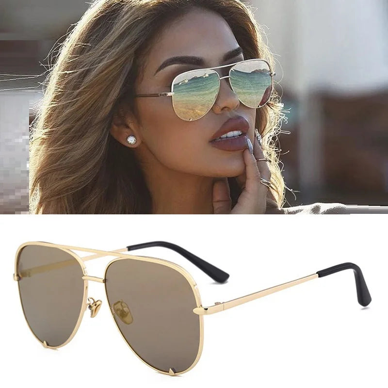 New Fashion Aviation Sunglasses 2023 Women Men Classic Brand Designer Pilot Sun Glasses Retro Outdoor Driving Oculos De Sol