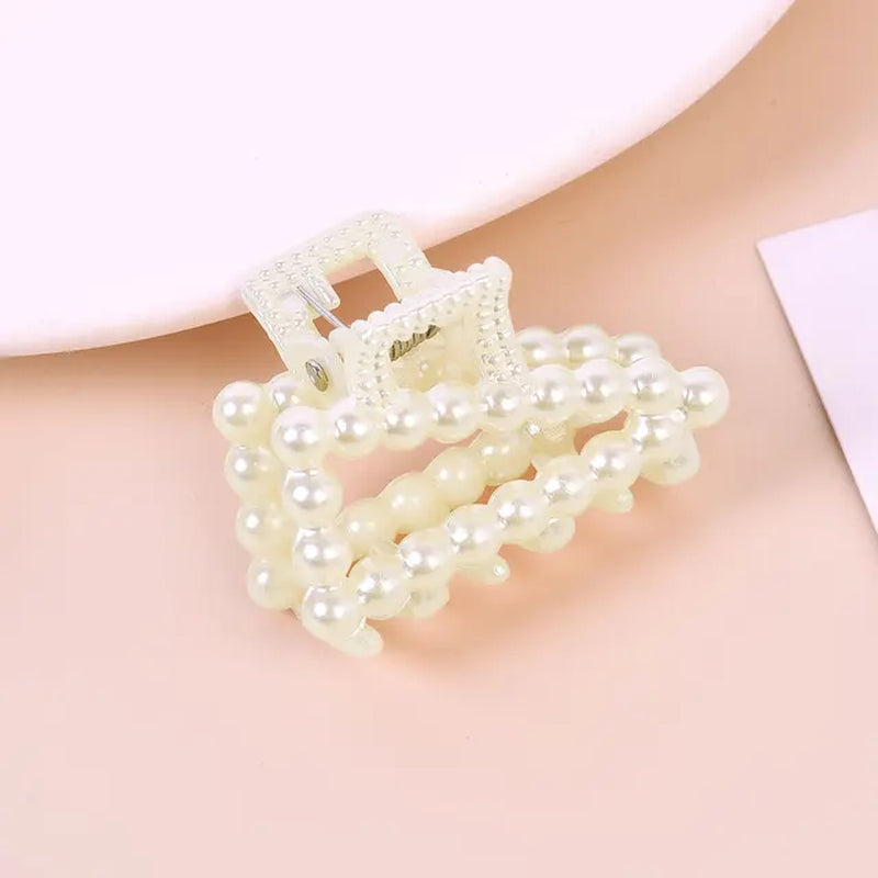 Hair Claws Pearl Claw Clips for Woman Large Size Barrette Crab Ladies 2022 Fashion Hair Accessories Female Summer Hairpin