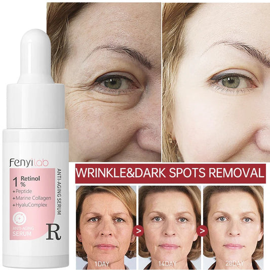 "Revitalize and Rejuvenate: Advanced Retinol Face Serum for Youthful, Radiant Skin – Reduce Wrinkles, Fade Dark Spots, Minimize Pores, and Hydrate with Collagen Boosting Formula"