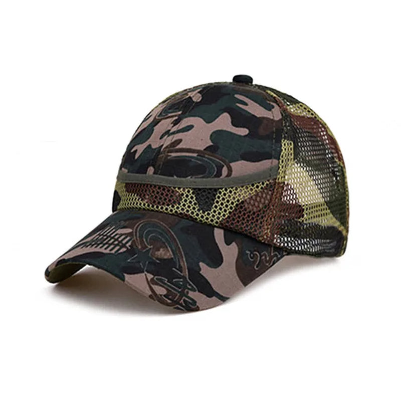 Camouflage Child Baseball Cap Casual Hat Boy Summer Caps New Fashion Child Adjustable Hats Grid for Snapback