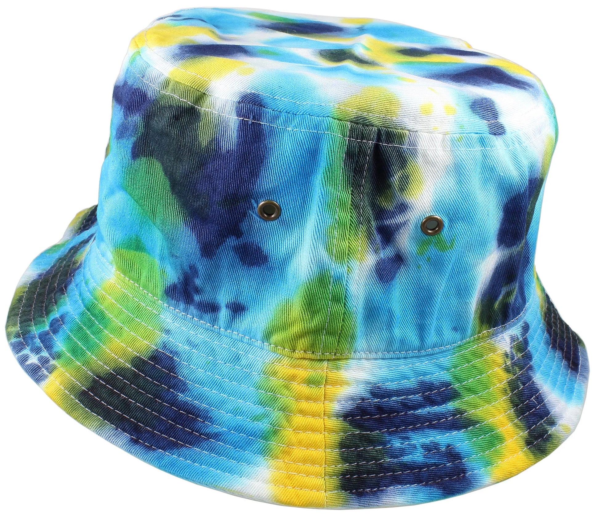 Bucket Hat Cotton Packable Summer Travel Cap. Dye C-L/XL