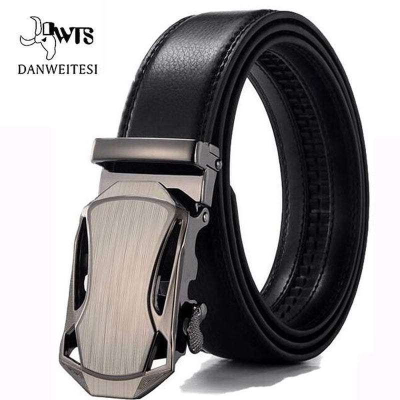 []Genuine Leather Belts for Men Automatic Male Belts Cummerbunds Leather Belt Men Dropshipping Black Belts Cinturon Hombre